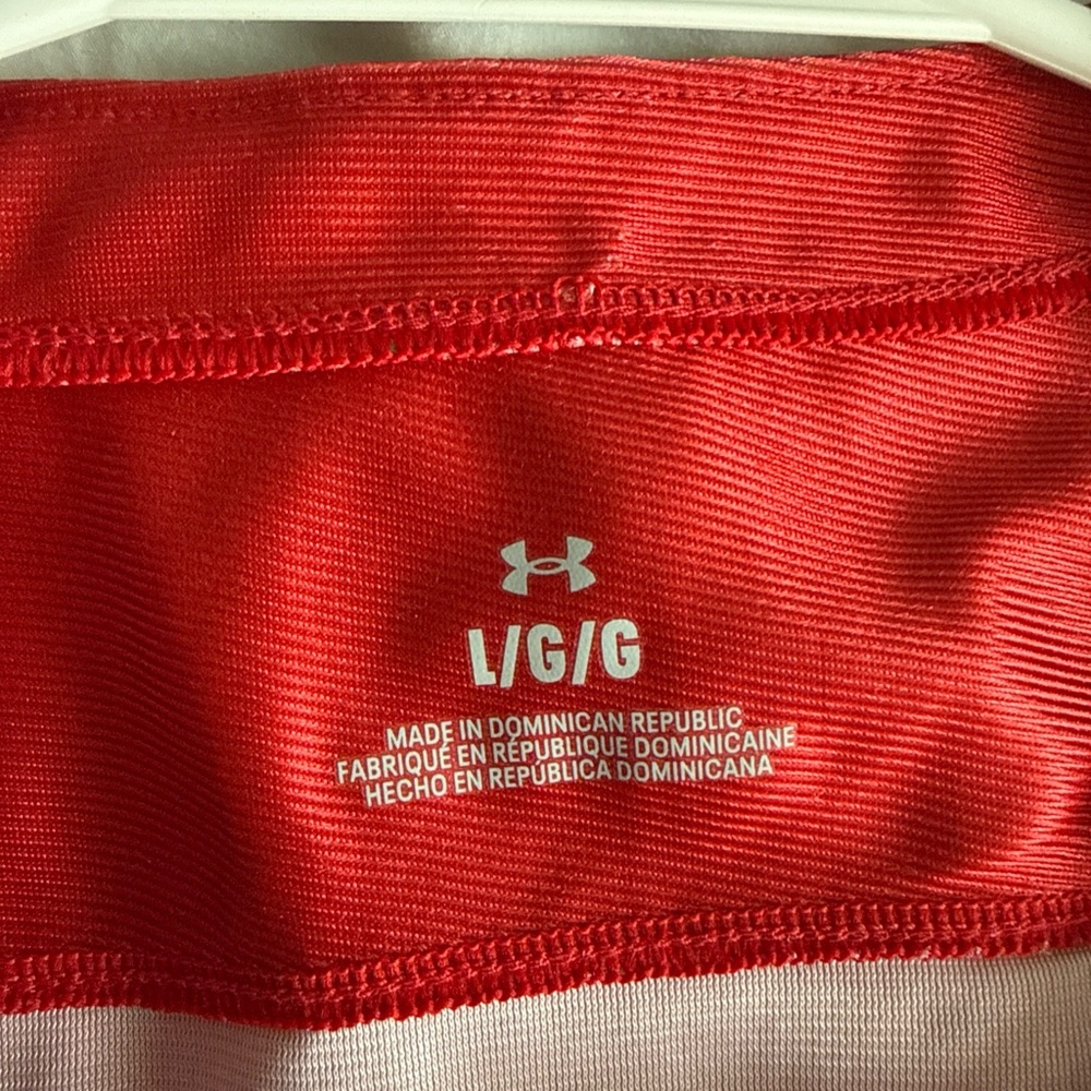 Under Armour Men's Red and White Jersey - Picture 4 of 6